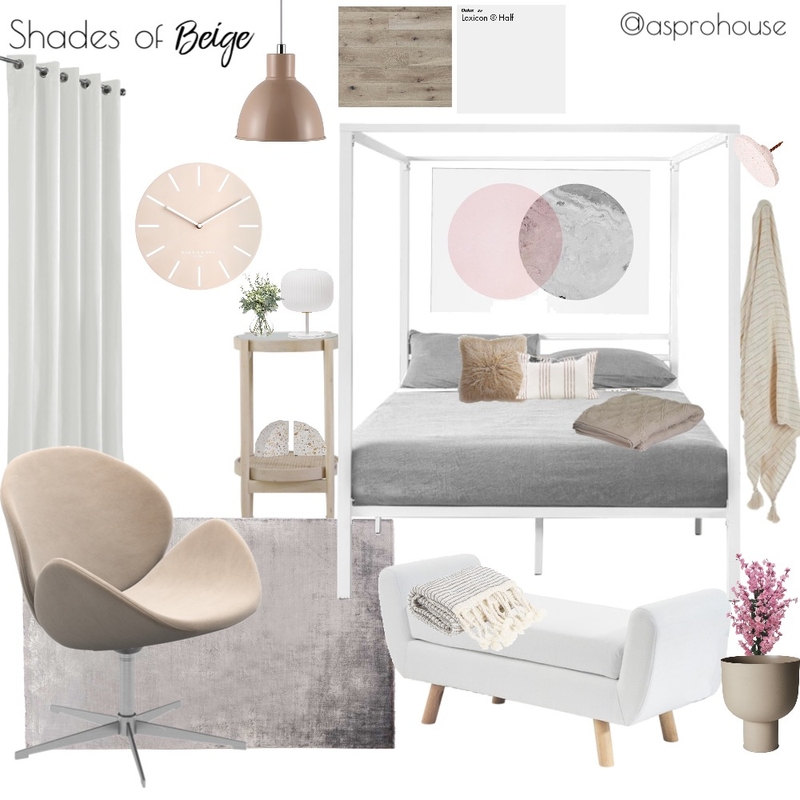 Shades of Beige Mood Board by Asprohouse on Style Sourcebook