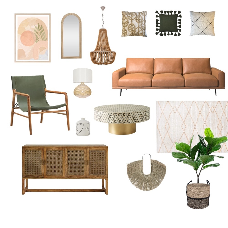 Boho  Chic 4 Interior Design Mood Board by Marina AR