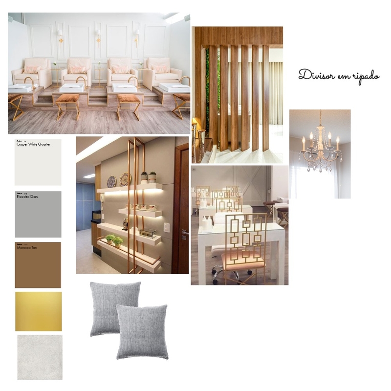 Nail Spa Interior Design Mood Board by OttayCunha