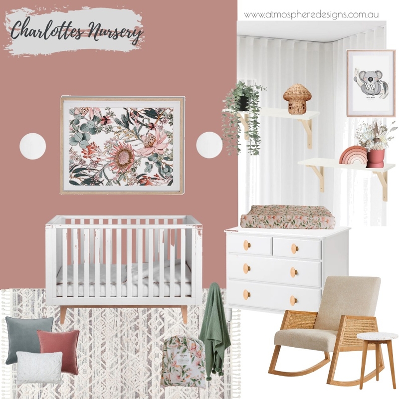 Charlotte's Nursery Mood Board by Atmosphere Designs on Style Sourcebook