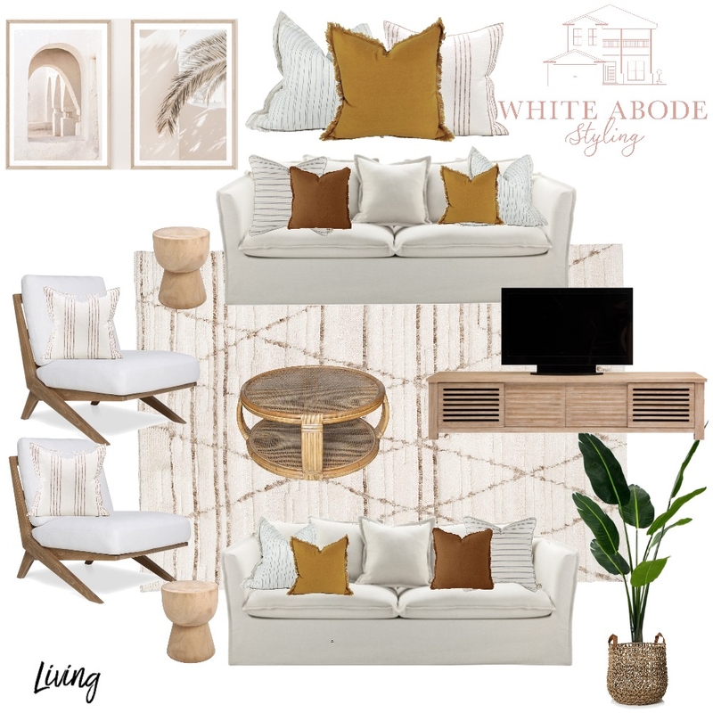 Norman Park - Living 3 Mood Board by White Abode Styling on Style Sourcebook