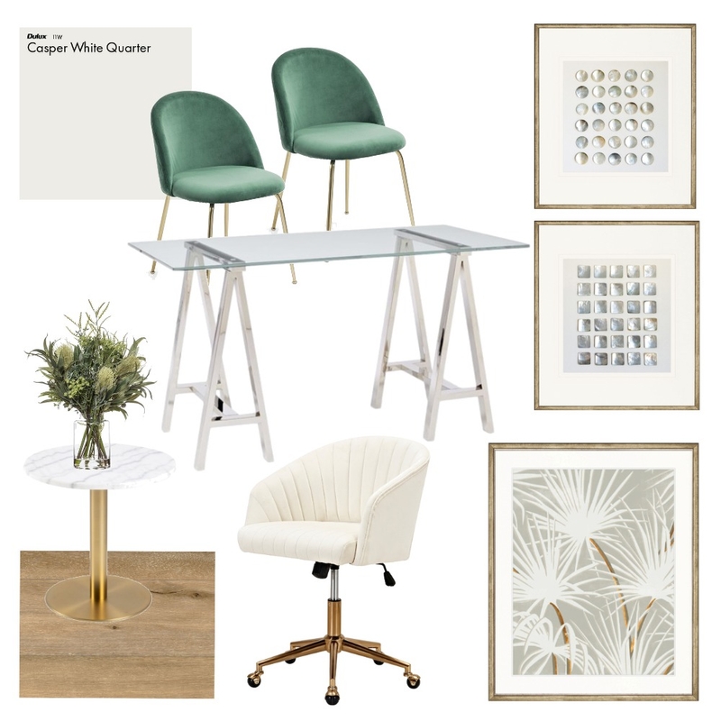 Office Main Interior Design Mood Board by Kyra Smith