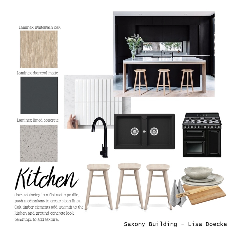 Kitchen Mood Board by Lisa Doecke - Saxony on Style Sourcebook