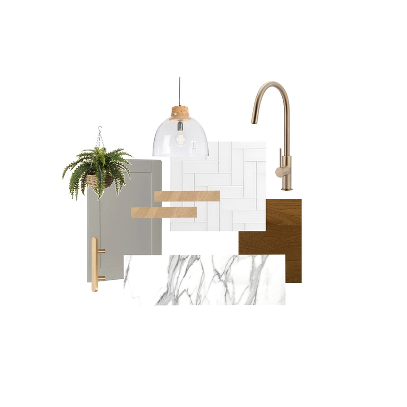 Greige Kitchen Mood Board by SashaVintonPE on Style Sourcebook
