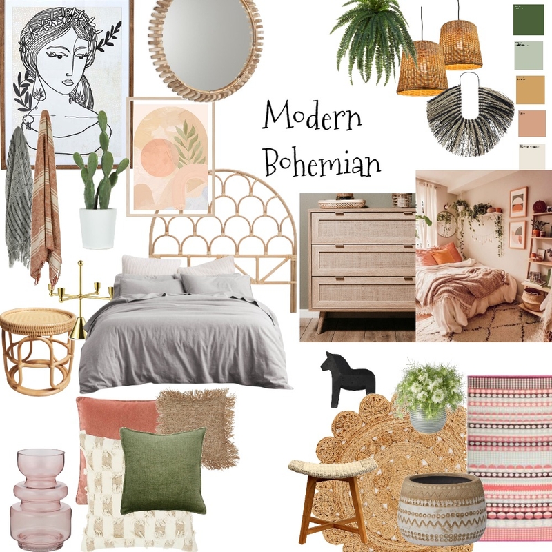 modern bohemian Interior Design Mood Board by teresa arena modern bohemian Interior Design Mood Board by teresa arena