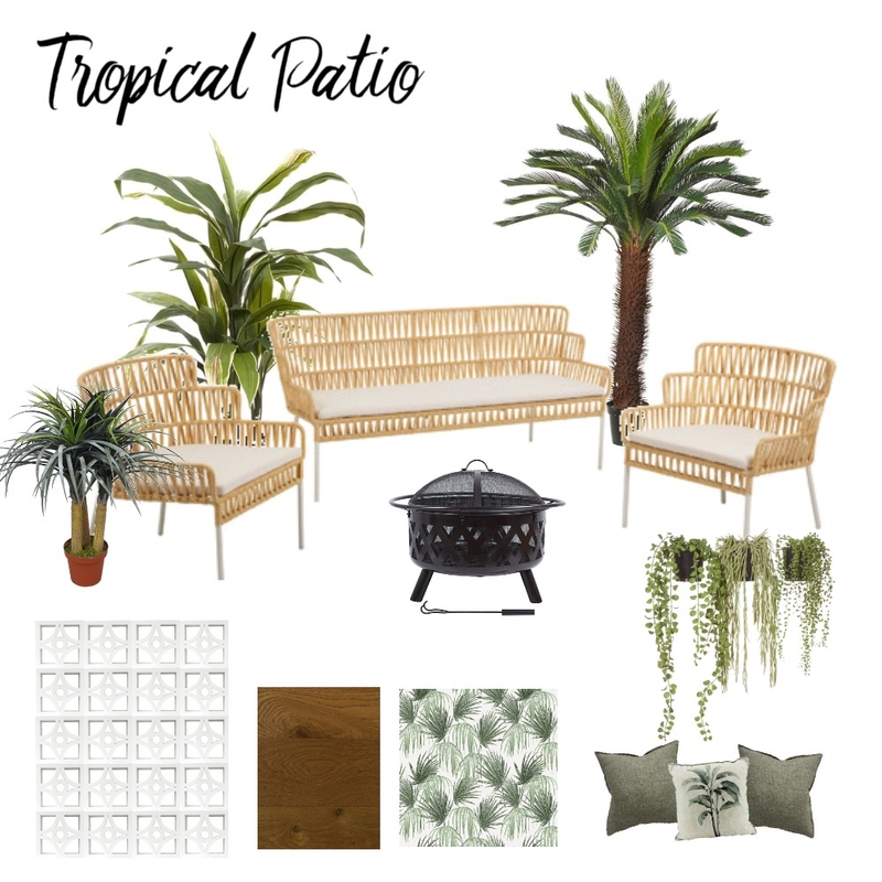 Tropical Patio Mood Board by ncljcbs on Style Sourcebook