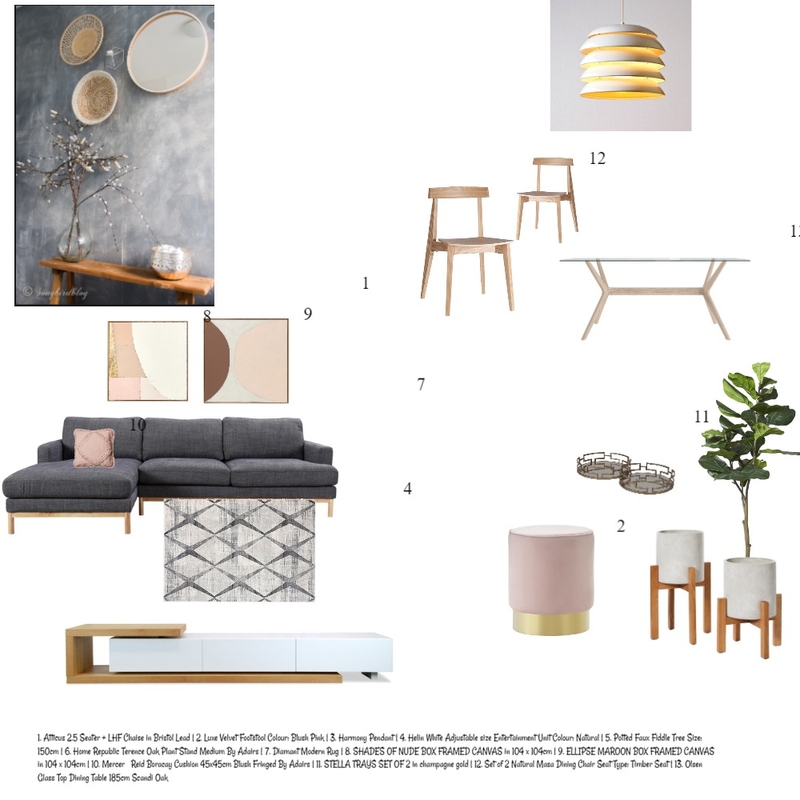 Zee's Living Mood Board by Hloni Makuluma on Style Sourcebook