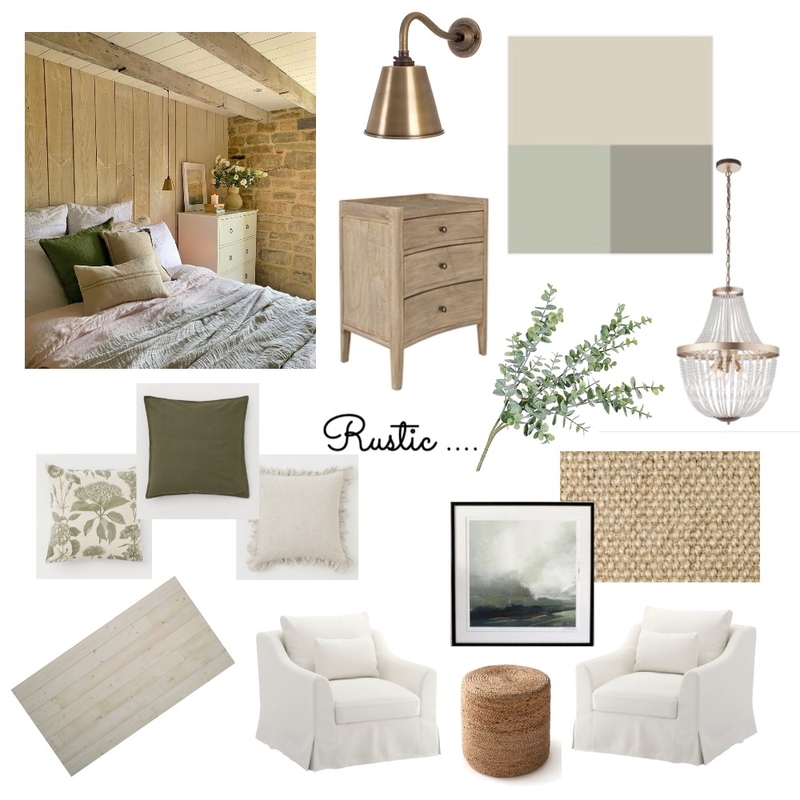 MASTER BEDROOM Interior Design Mood Board by Oakhurst Interiors