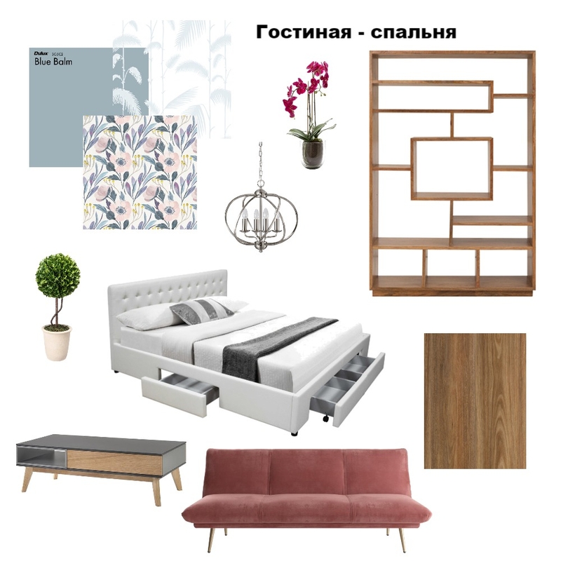Гостиная - спальня Mood Board by Людмила on Style Sourcebook