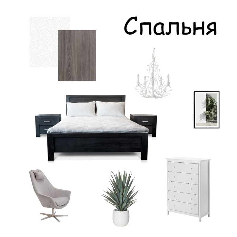 Спальня Interior Design Mood Board by linwer