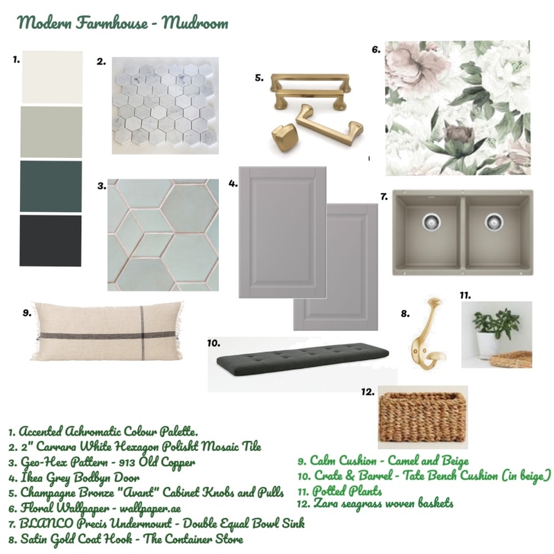 Modern Farmhouse - Mudroom Mood Board by Dorothea Jones on Style Sourcebook