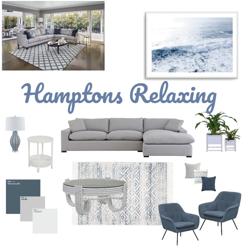 Hamptons Relaxing Mood Board by natalie_ac on Style Sourcebook