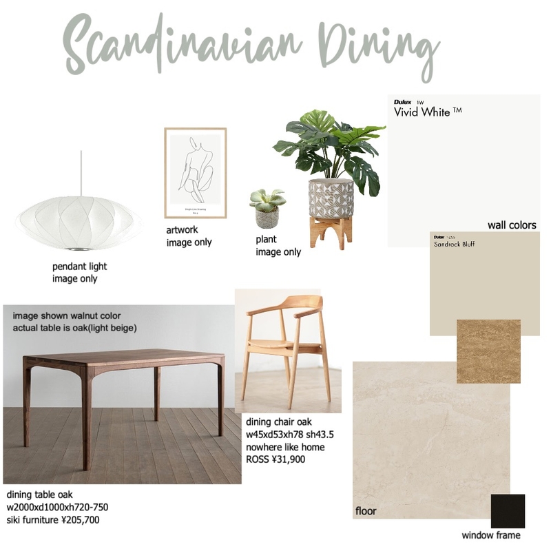 Scandinavian green dining Mood Board by Ayano Aguirrea on Style Sourcebook
