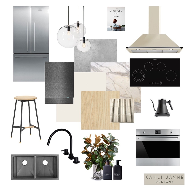 Modern Minimalist Kitchen Mood Board by Kahli Jayne Designs on Style Sourcebook