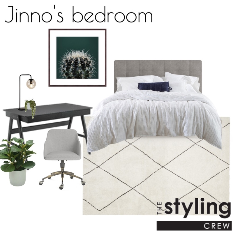 Jinno's Bedroom Mood Board by The Styling Crew on Style Sourcebook