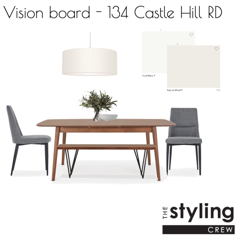 Dining - Castle Hill Rd Mood Board by The Styling Crew on Style Sourcebook
