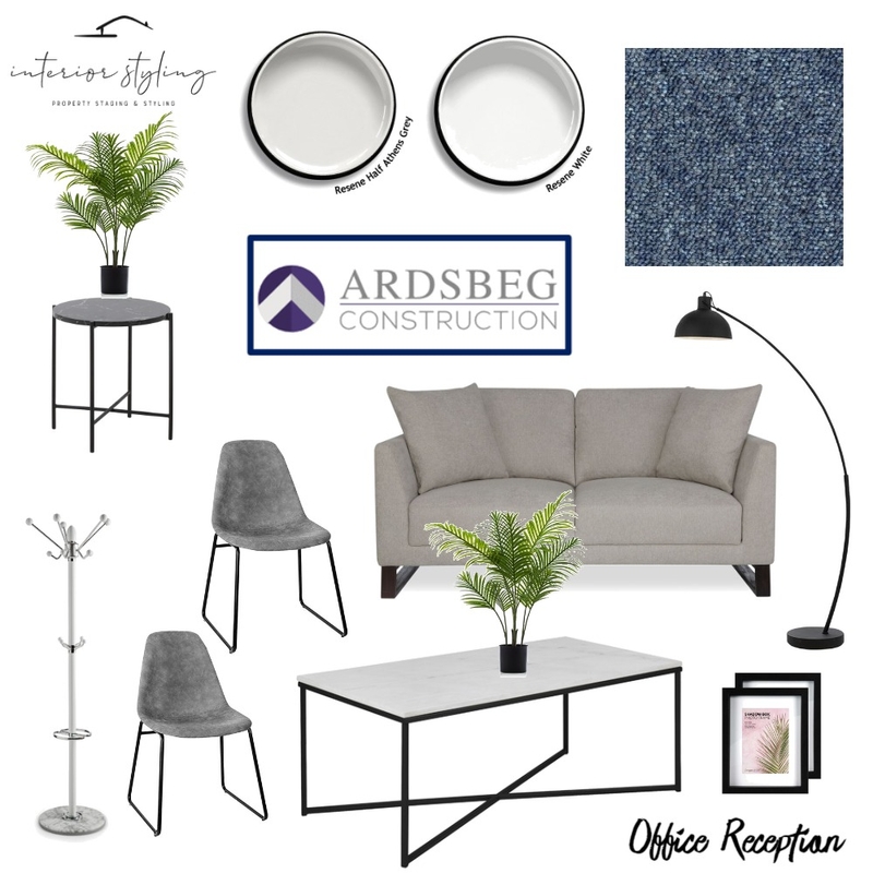 Office Reception Mood Board by Interior Styling on Style Sourcebook