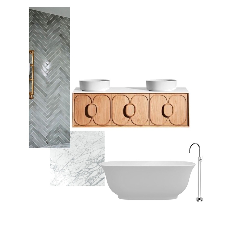 Camelot Ensuite Interior Design Mood Board by House of Cove