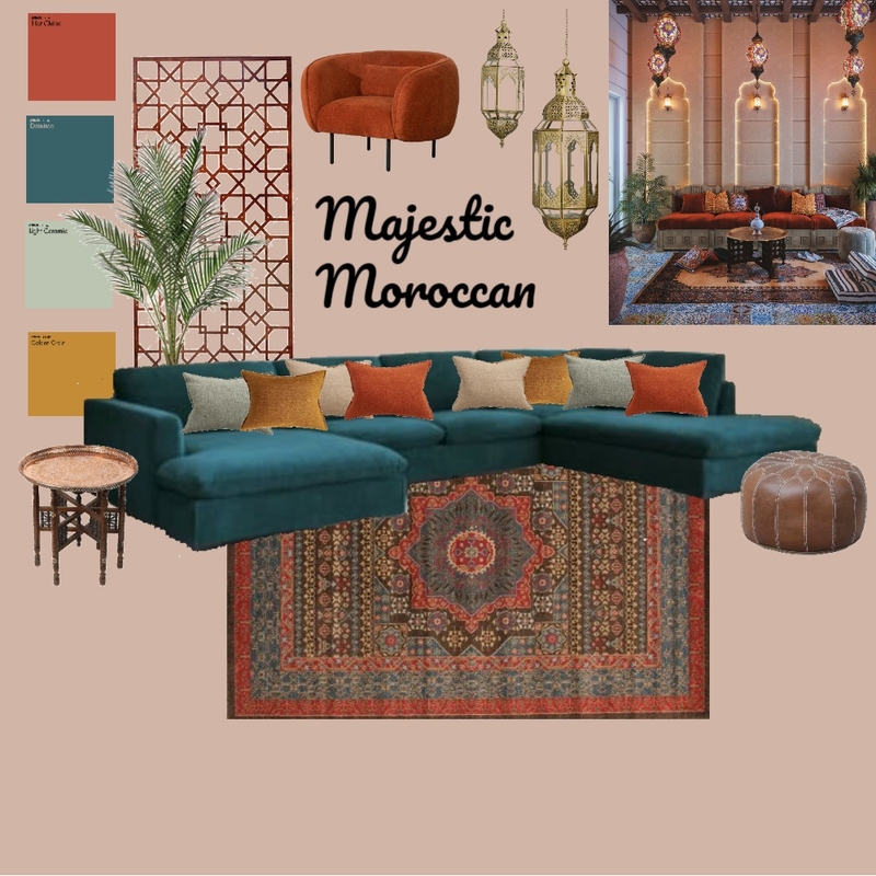 Moroccan Style 7 Mood Board by alison leeson on Style Sourcebook