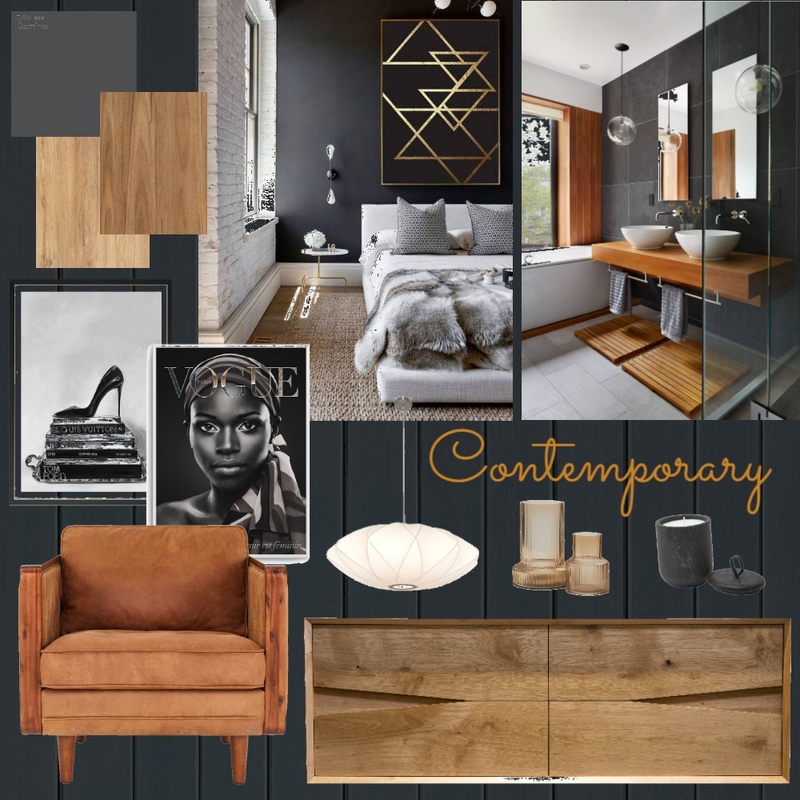 Contemporary Style Mood Board by MichelleSchifino on Style Sourcebook