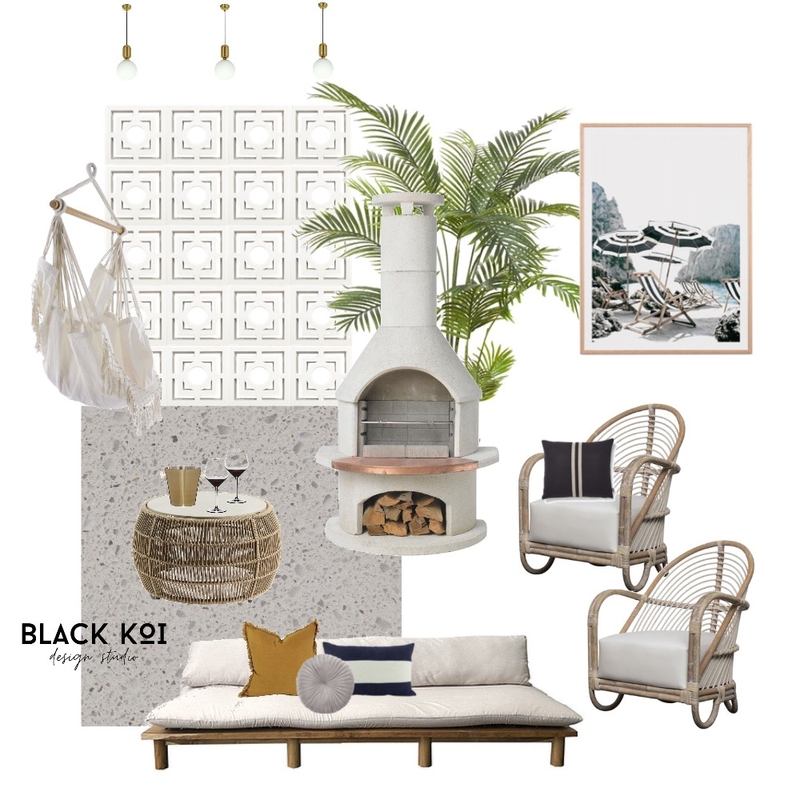 Outside Mood Board by Black Koi Design Studio on Style Sourcebook