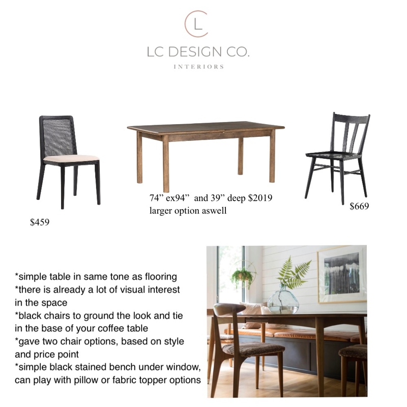 Tonies dinning room Mood Board by LC Design Co. on Style Sourcebook