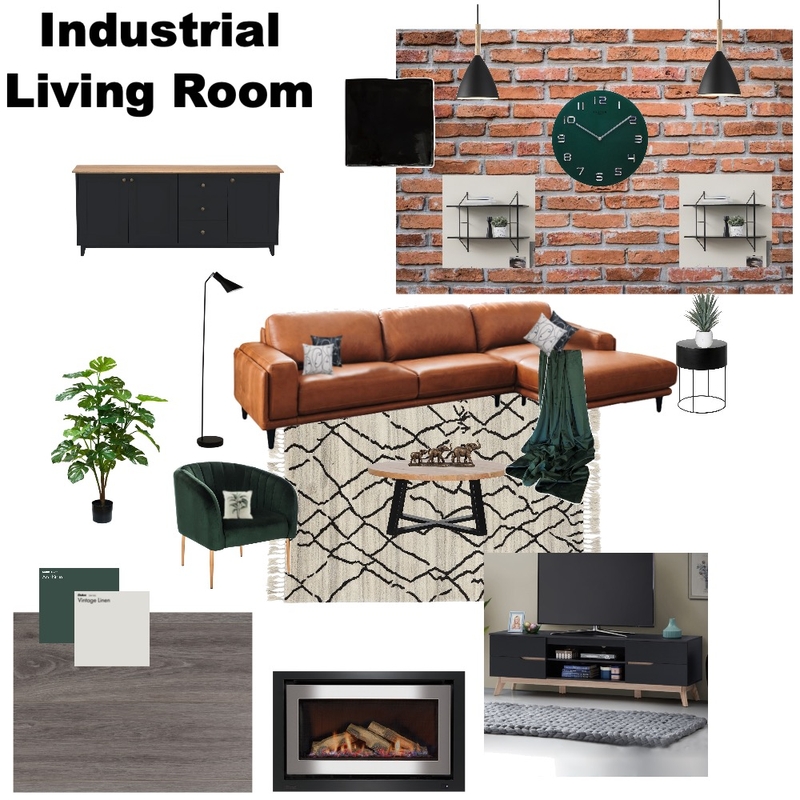Industrial mood board. Mood Board by Kristen.MareeX on Style Sourcebook