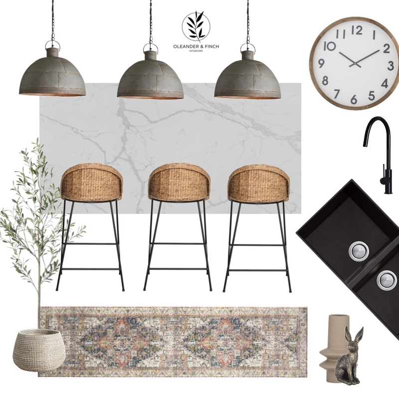 Kitchen Mood Board by Rhiannon Lee, Oleander & Finch Interiors on Style Sourcebook