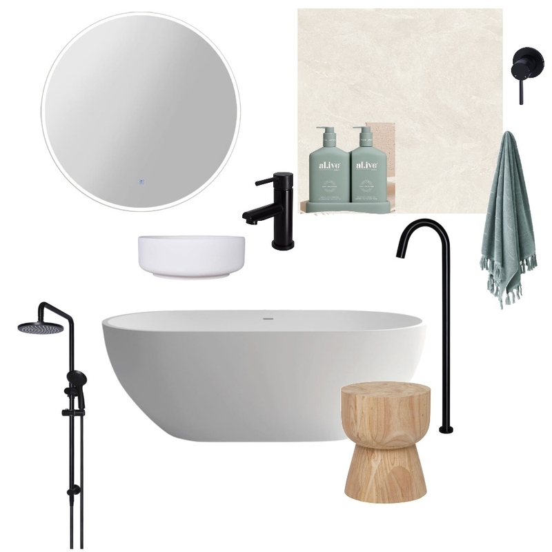 Ensuite Mood Board by nlangdon on Style Sourcebook