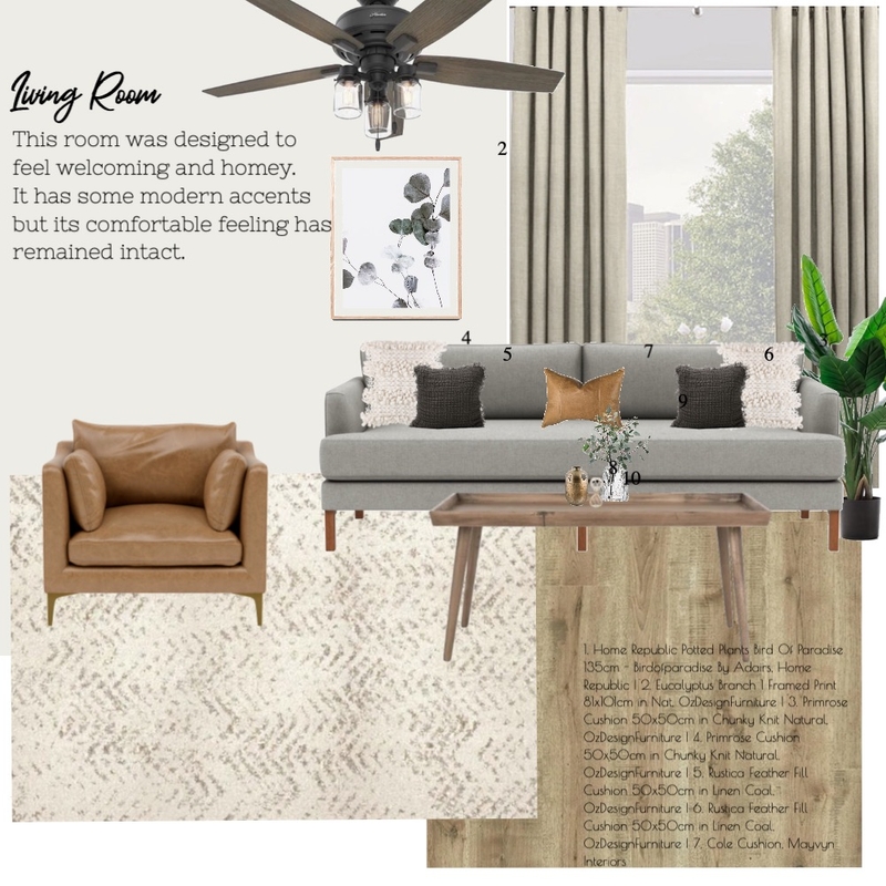 Living Room Mood Board by Sidney on Style Sourcebook