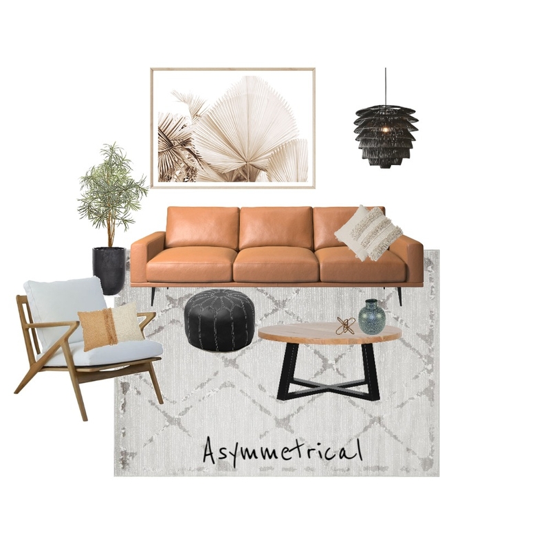 Living Room - Asymmetrical Mood Board by Mrs. Roberts on Style Sourcebook