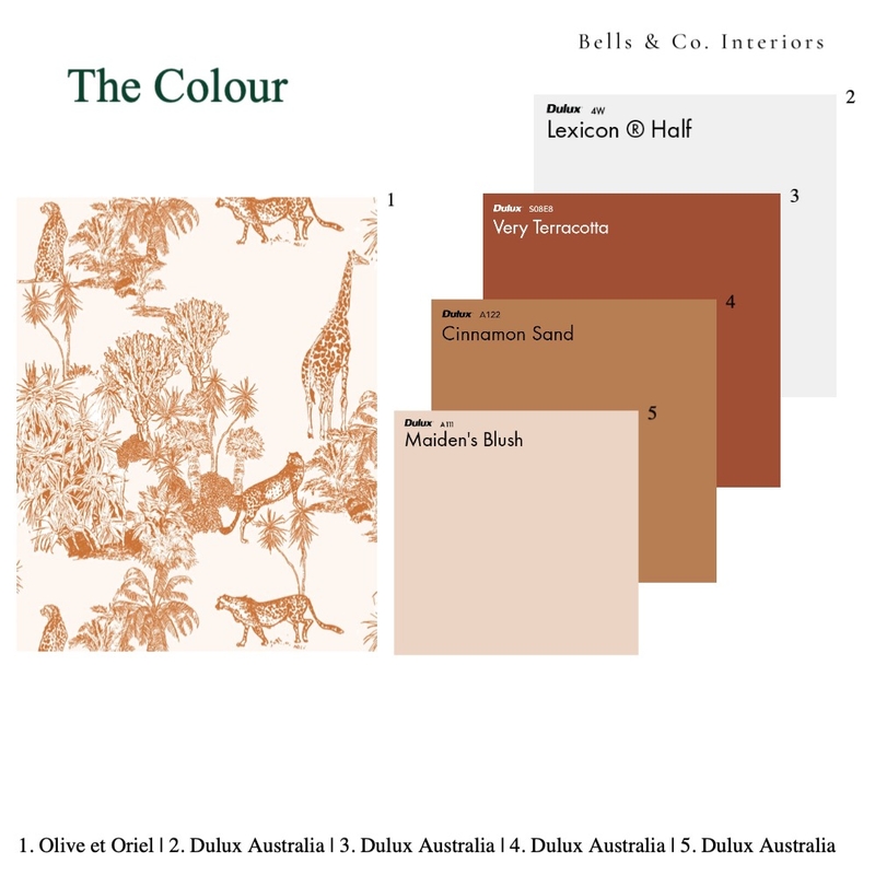 Safari colour palette Mood Board by Bells & Co. Interiors on Style Sourcebook