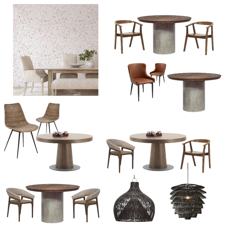 Wabi Sabi Dining Interior Mood Board by Interiors by Krisha on Style Sourcebook
