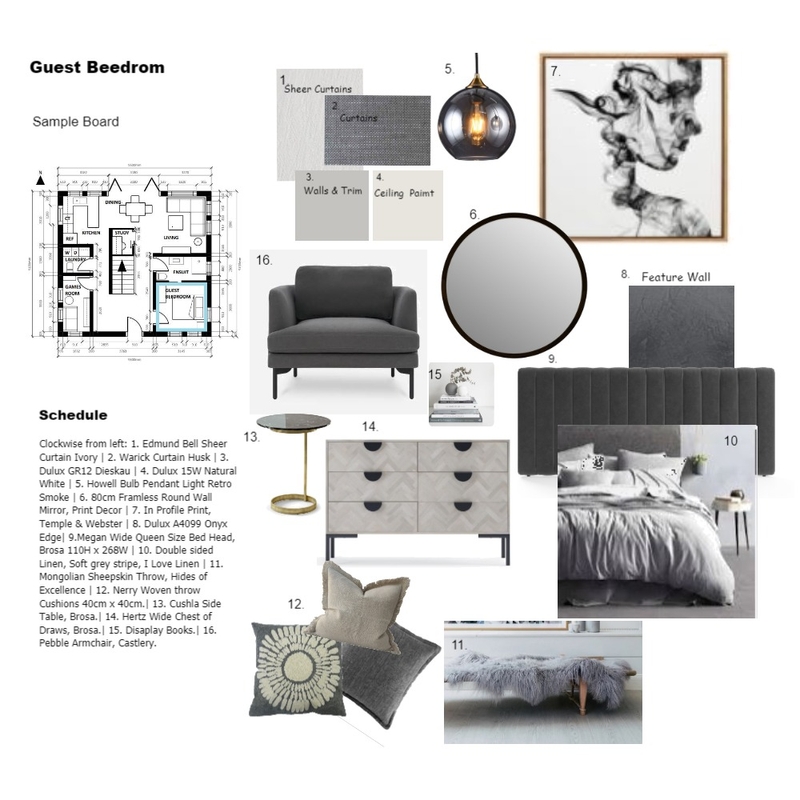 Bedroom Mood Board by GBonaguro on Style Sourcebook