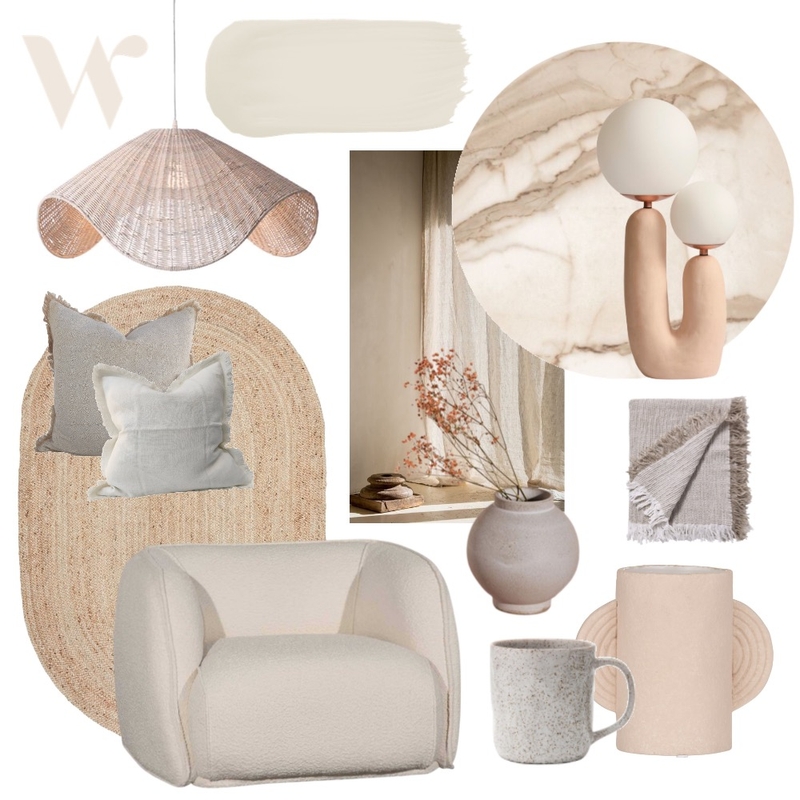 Wabi Sabi Living Mood Board by The Whole Room on Style Sourcebook