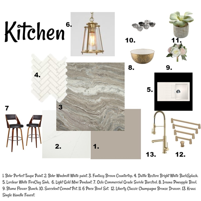 Kitchen Module 9 Final Mood Board by BriannaStarr on Style Sourcebook