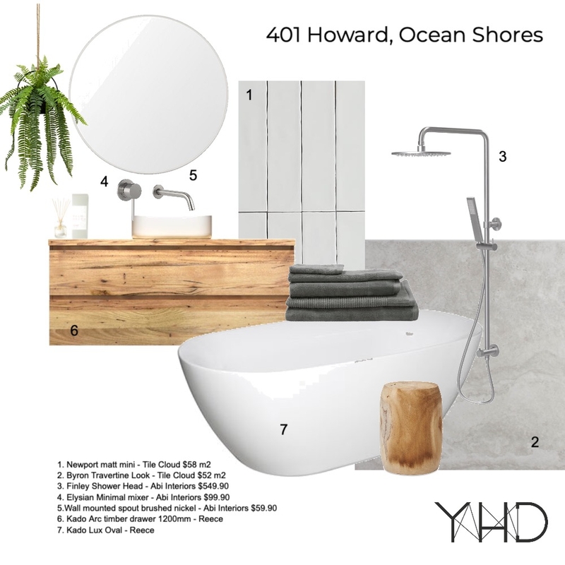 401- Howard, Ocean Shores Mood Board by Tami on Style Sourcebook