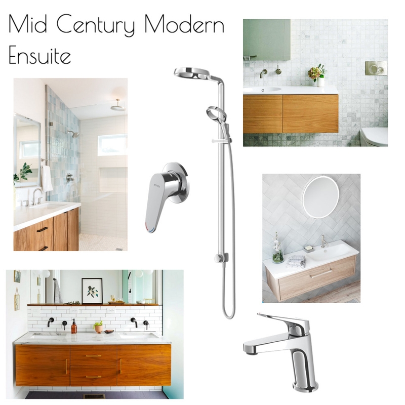 Mid Century Modern Ensuite Mood Board by nfar on Style Sourcebook