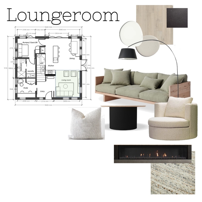 Loungeroom Mood Board by Botanic Interiors on Style Sourcebook