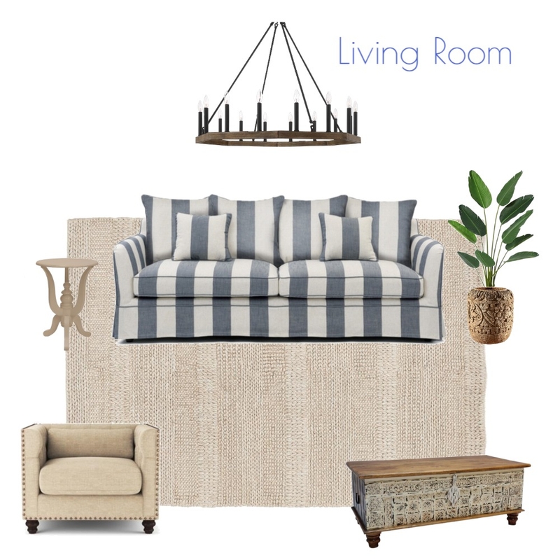 Living Room Interior Design Mood Board by Risa Y Lewis
