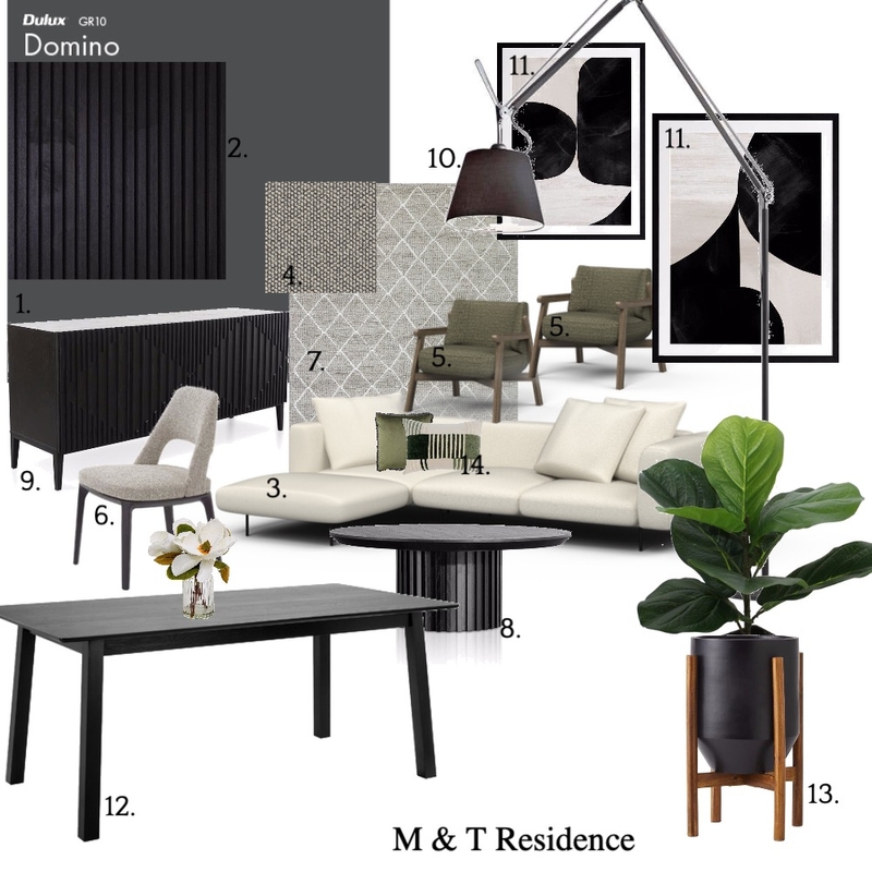M & T  Residence Mood Board by ODR Interiors on Style Sourcebook