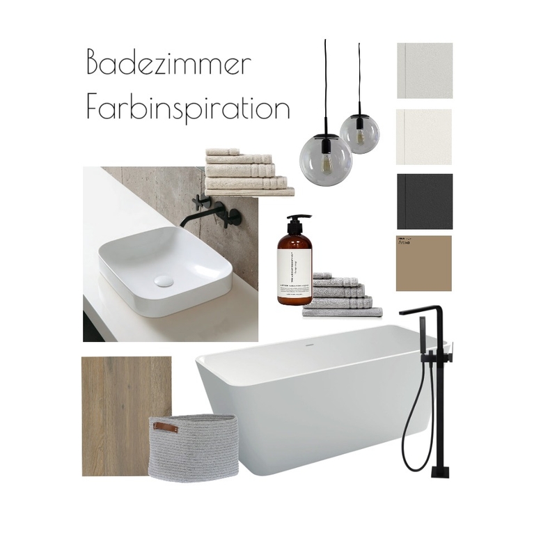 Badezimmer braun grau Mood Board by RiederBeatrice on Style Sourcebook