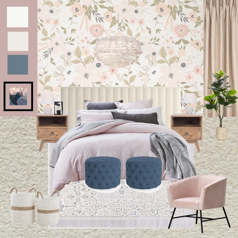 Girls bedroom Mood Board by Wunder Interiors on Style Sourcebook