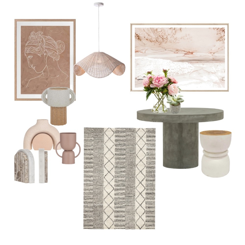 pink Interior Design Mood Board by katy.hutchens@bigpond.com