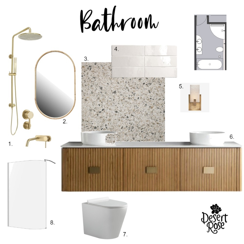 module 10 bathroom Mood Board by evasaunders on Style Sourcebook