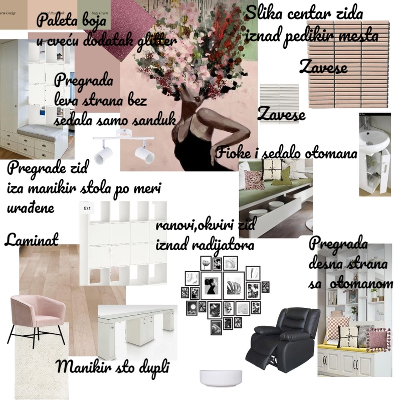 Dina Mood Board Interior Design Mood Board by Gordana