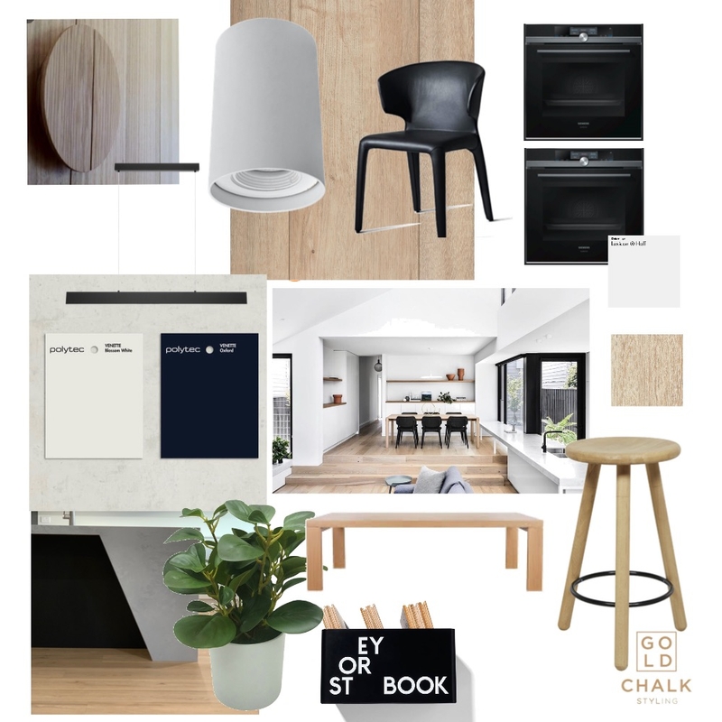 Gold chalk kitchen plan Mood Board by Kylie Tyrrell on Style Sourcebook