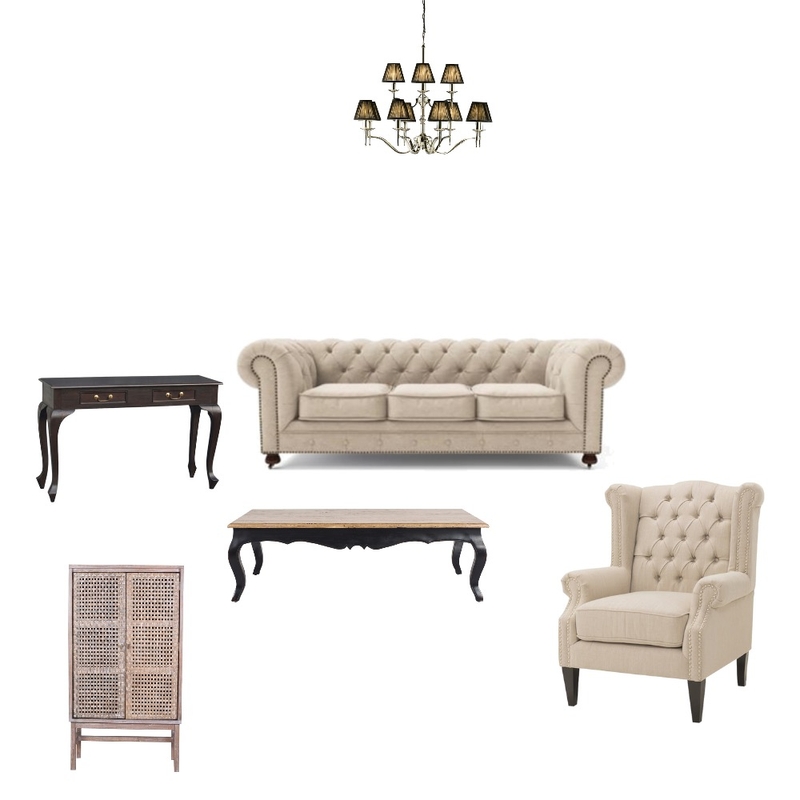 French Provincial Living Room Mood Board by Marjan Ashtari on Style Sourcebook