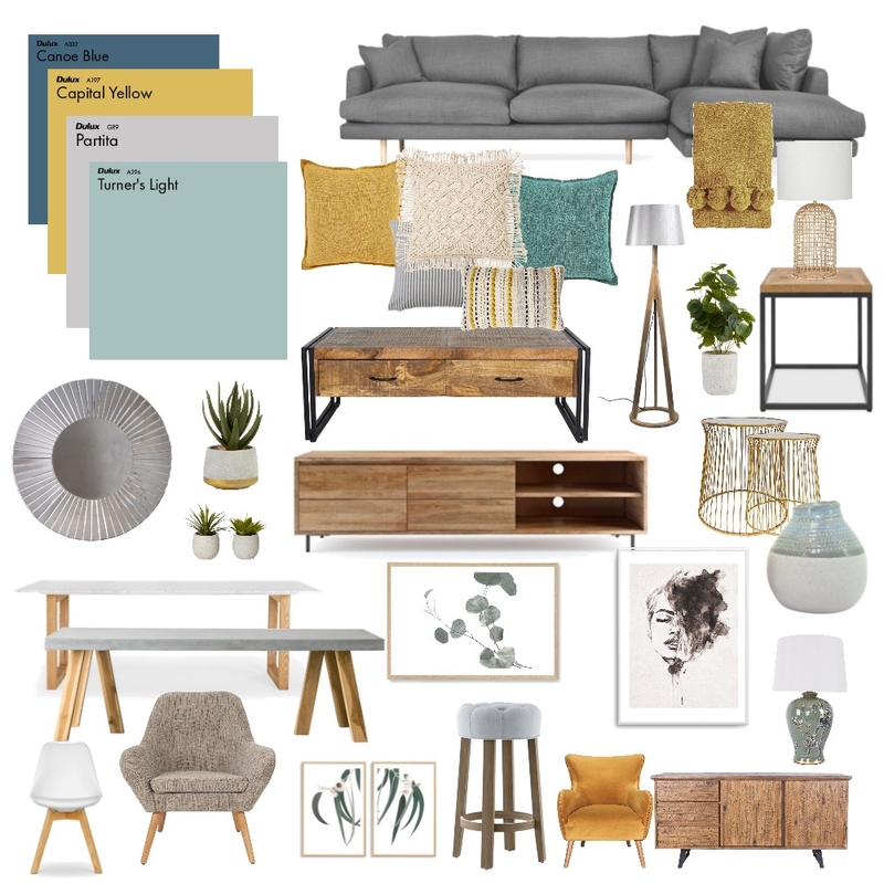 Living room Interior Design Mood Board by Candicevdw