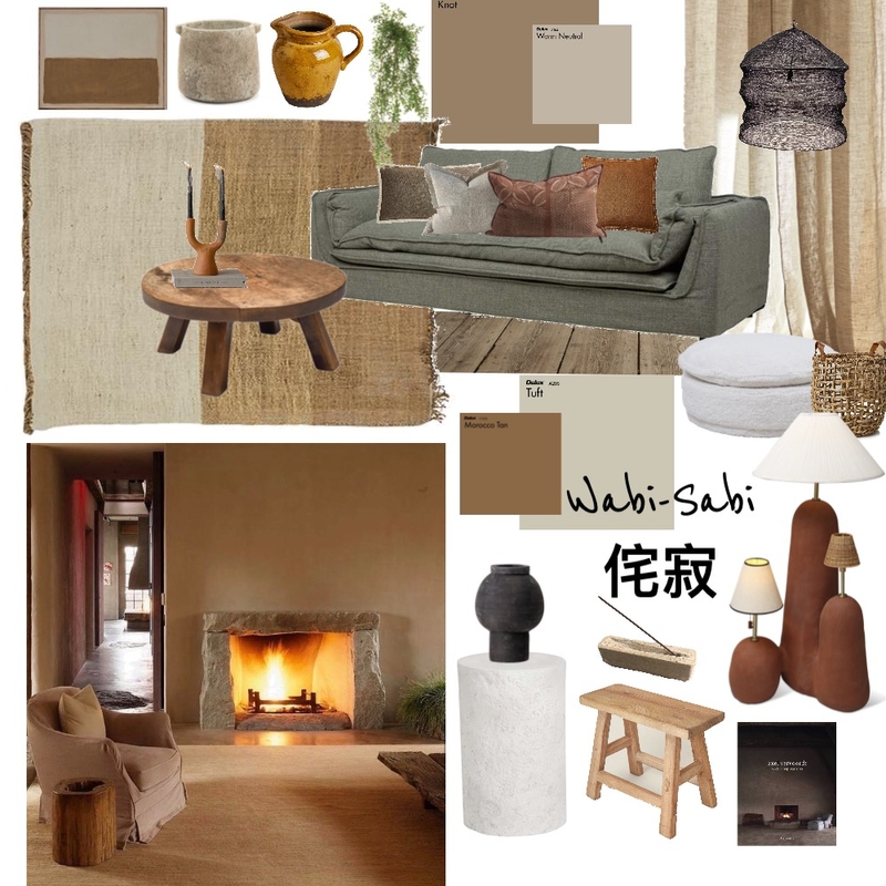 Wabi-Sabi Final Mood Board by ellieashton on Style Sourcebook